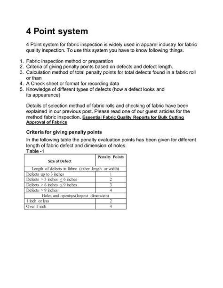 What do you mean by 4-point system?
