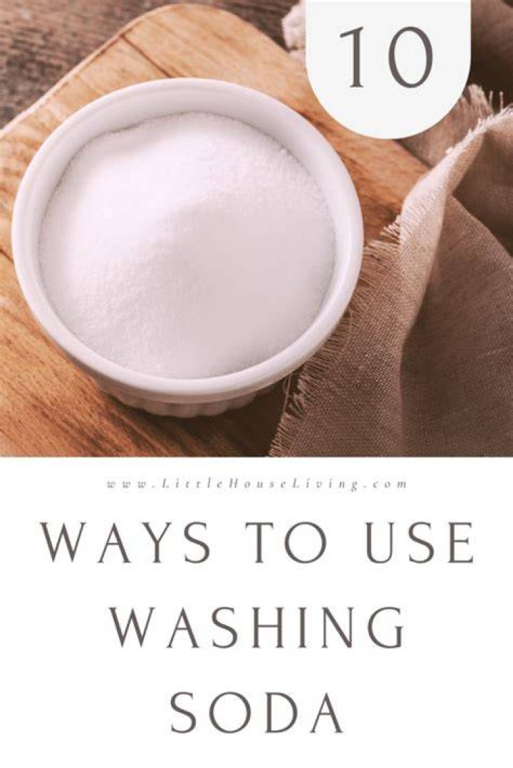 What do you mean by washing soda?
