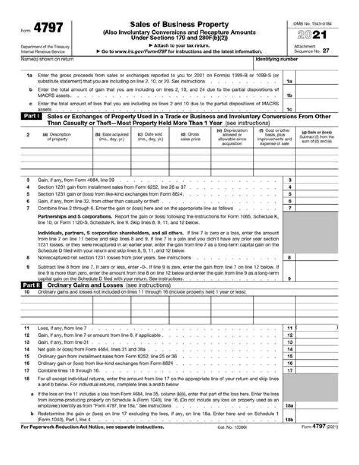 What do you need to know about Form 4797?