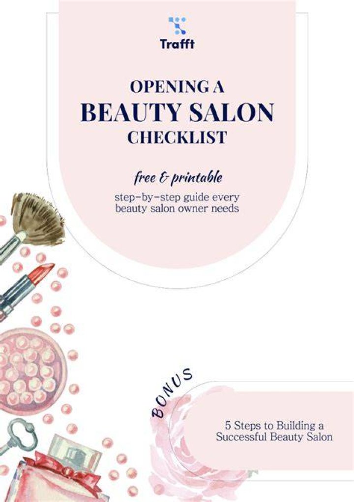 What do you need to open your own beauty salon?