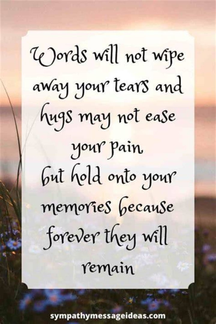 What do you say to someone who lost their husband 3 years ago?