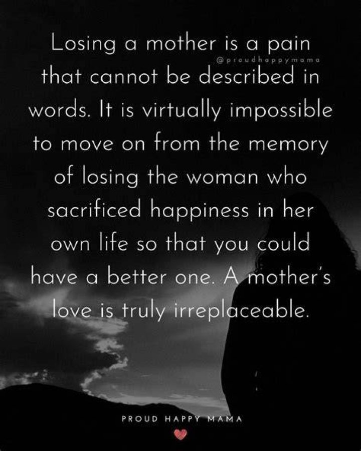 What do you say to someone who lost their mom a year ago?