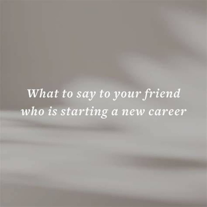 What do you say when a friend starts a new business?