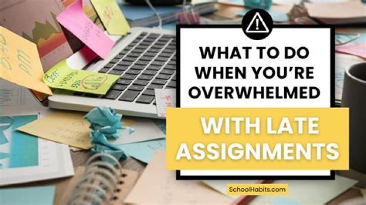 What do you say when you late submitting assignments?