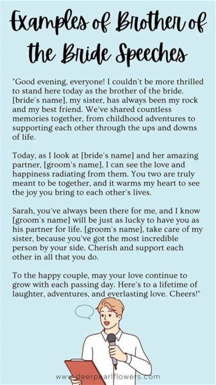 What do you say when your brother-in-law dies?