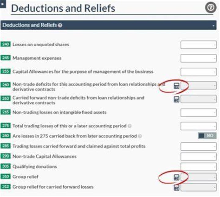 What do you subtract deductions from?