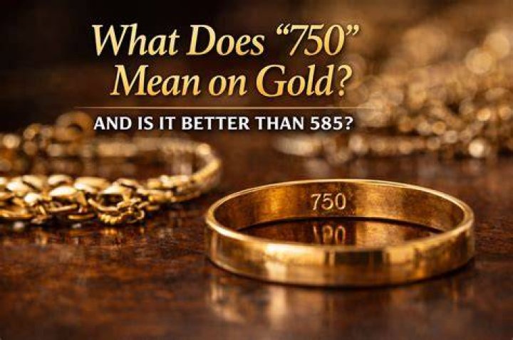 What does 750 Italy mean on gold?