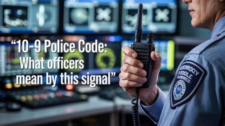 What does a 10 9 code mean?