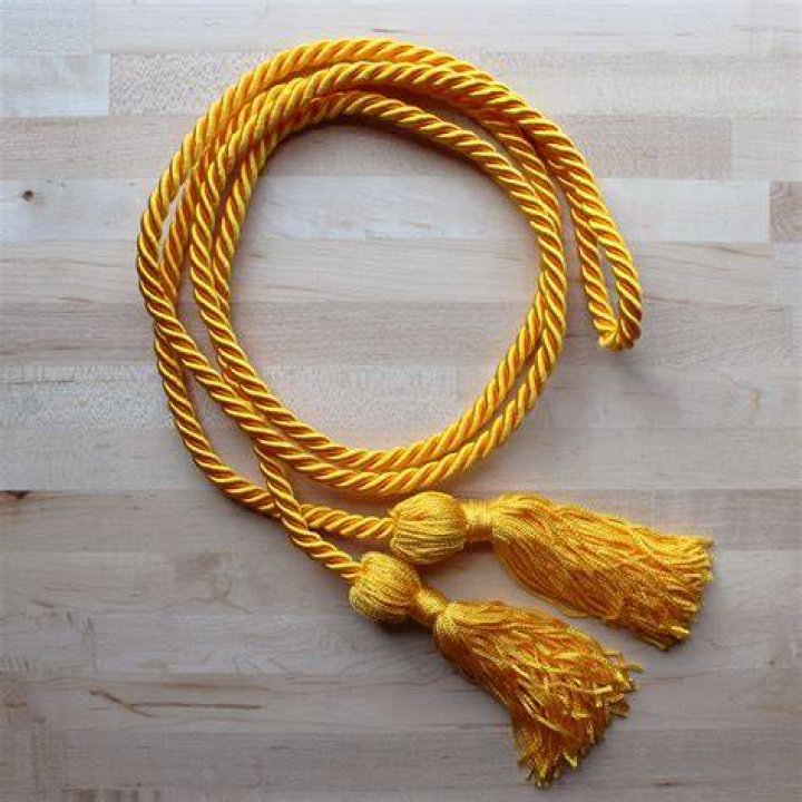 What does a double gold cord mean at high school graduation?