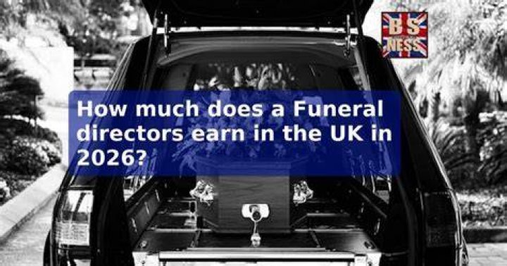 What does a funeral director earn UK?
