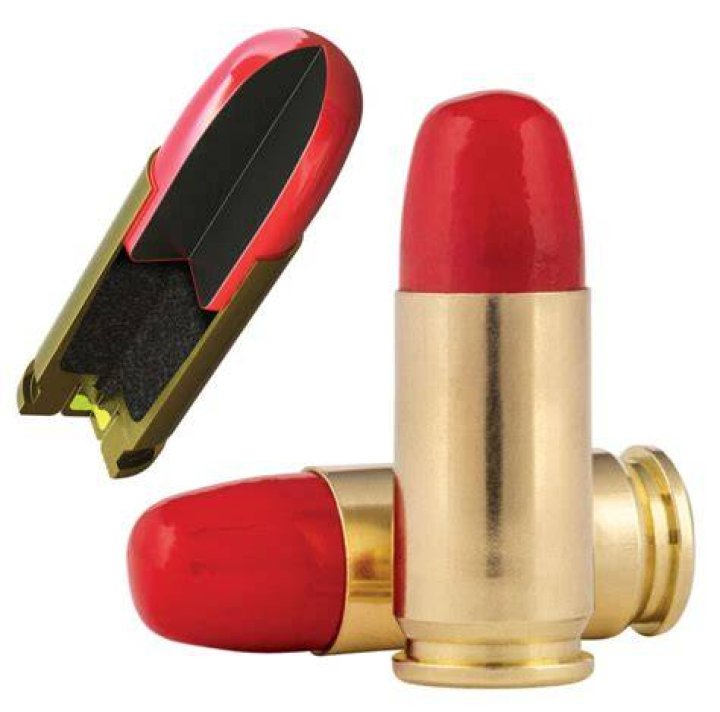What does a red tip on a bullet mean?