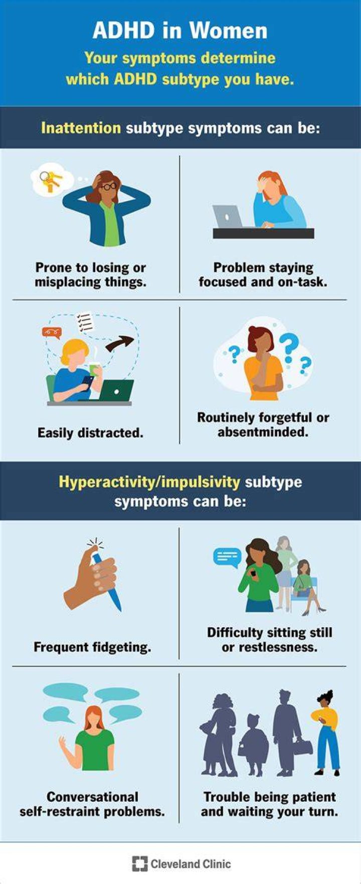 What does adult ADHD look like in females?