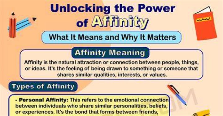 What does affinity mean in business?