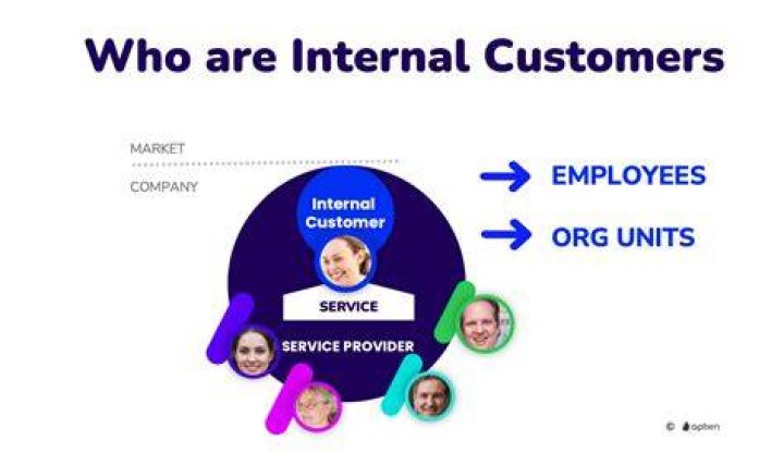 What does an internal customer need?
