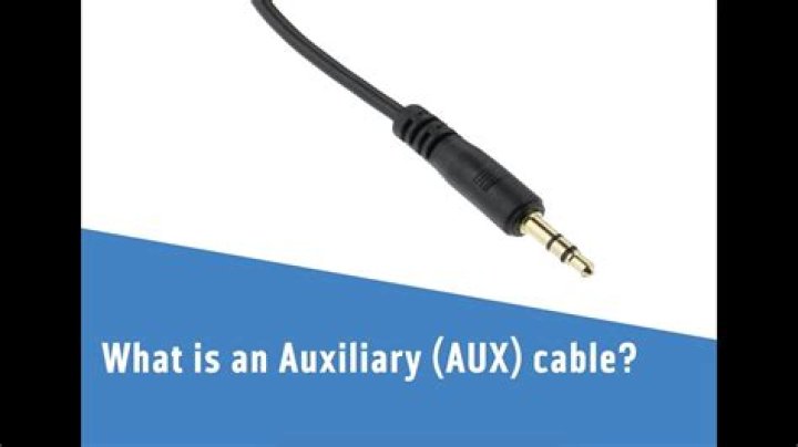 What does AUX in mean on a speaker?