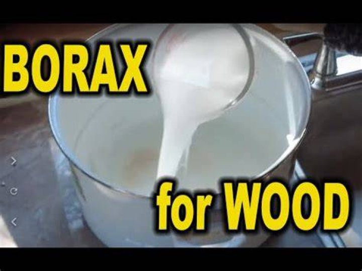 What does Borax do to wood?