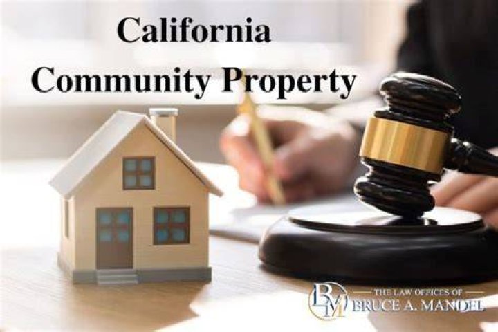 What does California law say about community property?