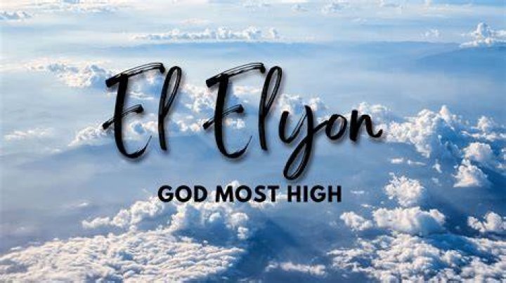 What does El Elyon mean?