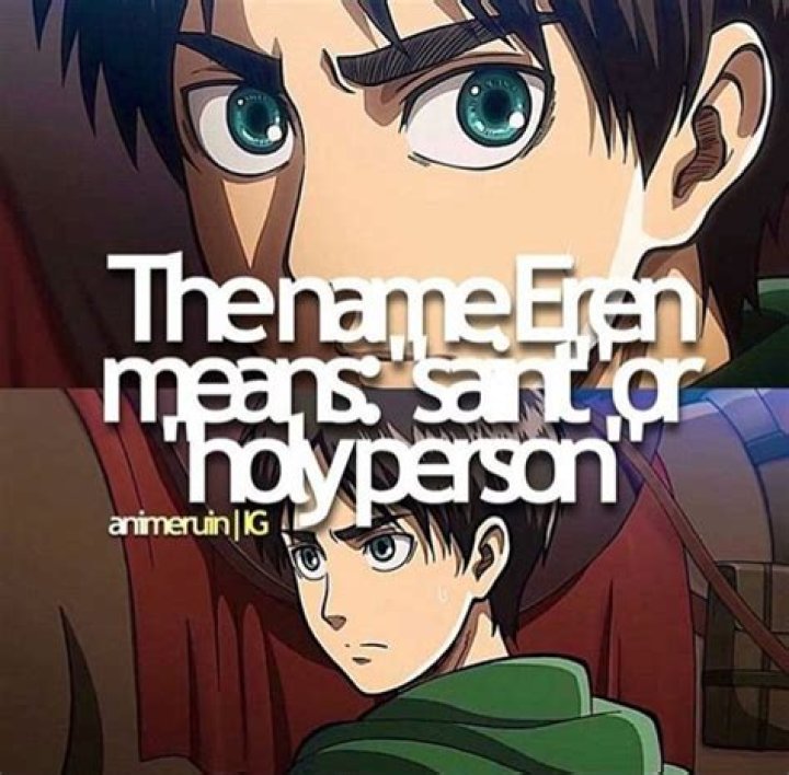 What does Eren mean in Irish?