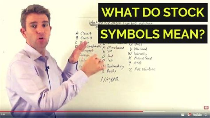 What does F next to stock symbol mean?