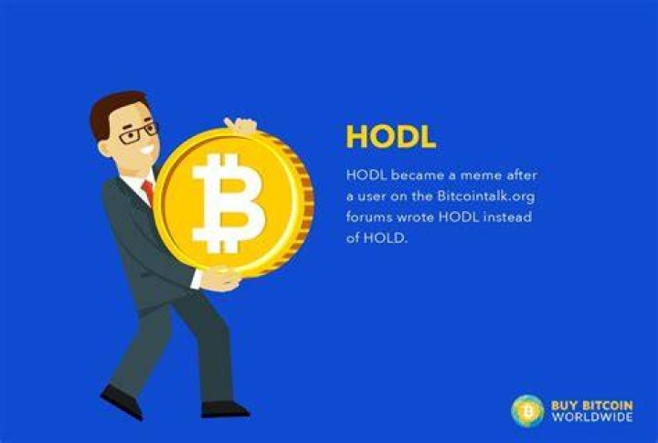 What does HODL stand for?