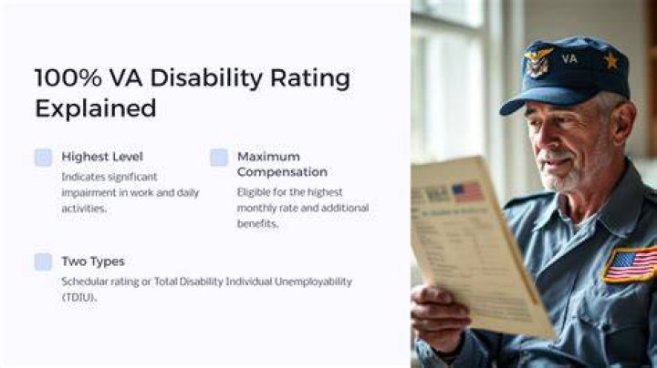 What does it mean being paid at 100% VA rating for being unemployable?