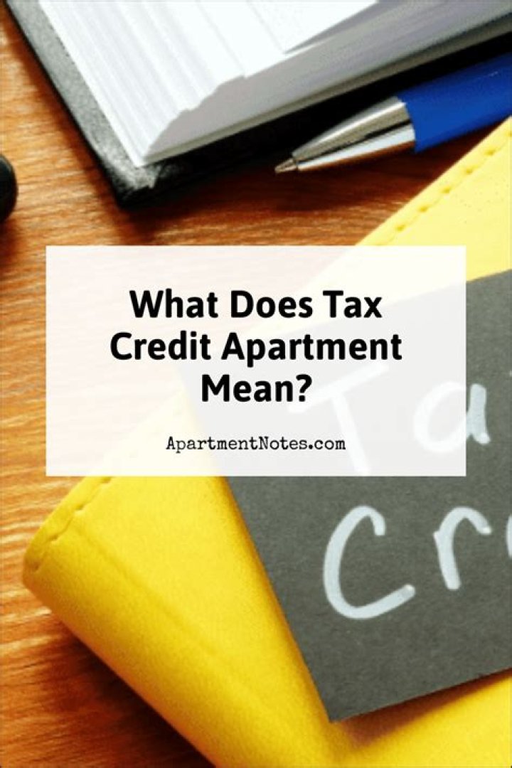 What does it mean to be a tax credit property?