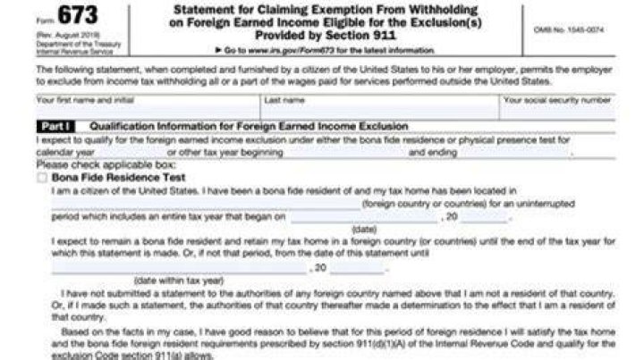 What does it mean to claim exemption from withholding?