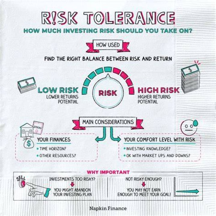 What does it mean to have a high tolerance for risk?