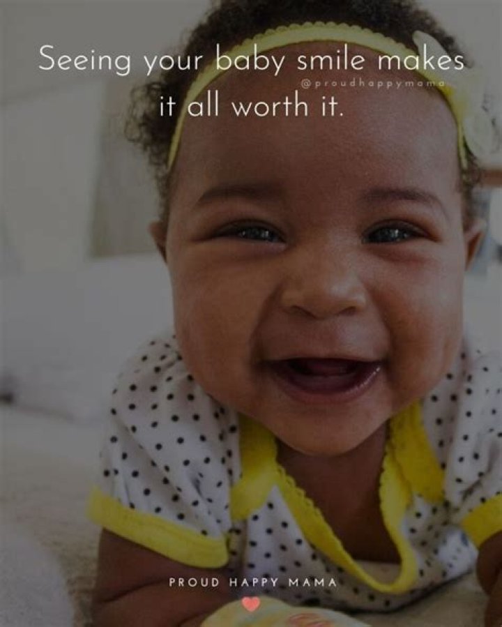 What does it mean when a baby smiles at you a lot?