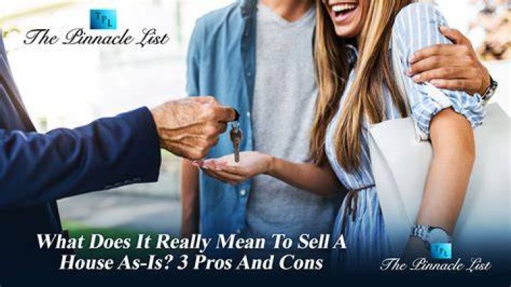 What does it mean when a house is sold?