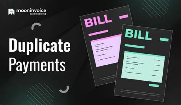 What does it mean when it says duplicate payment?