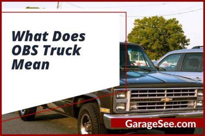 What does it mean when it says work truck?