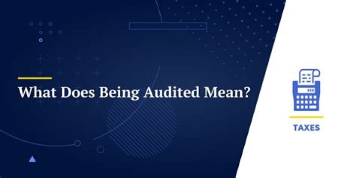 What does it mean when someone is audited by the IRS?