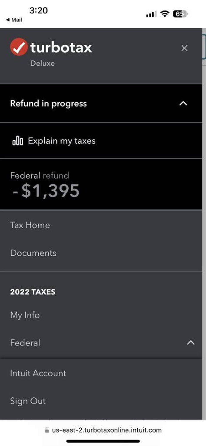 What does it mean when TurboTax says amount due?