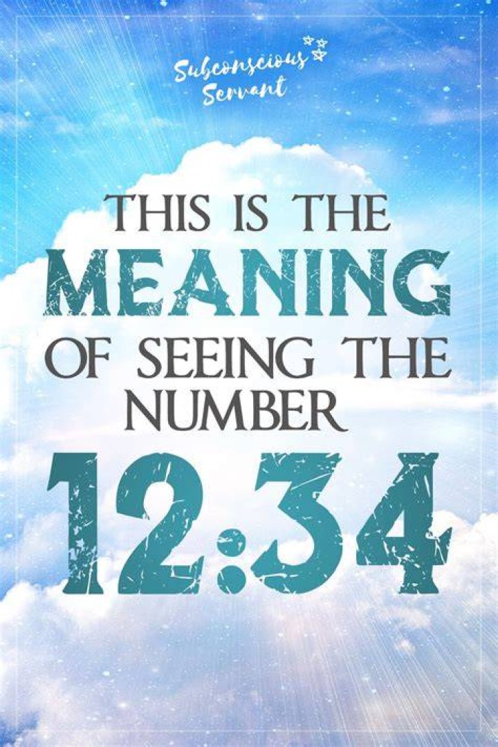 What does it mean when you see 1234 on the clock?