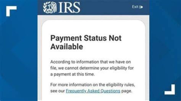 What does it mean when your payment status is not available?