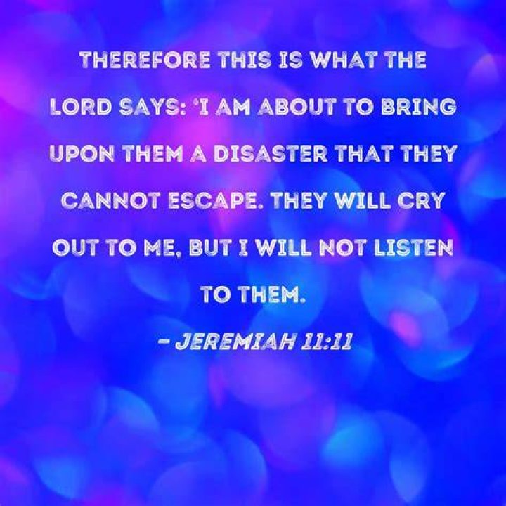 What does Jeremiah 1111 say in the Bible?