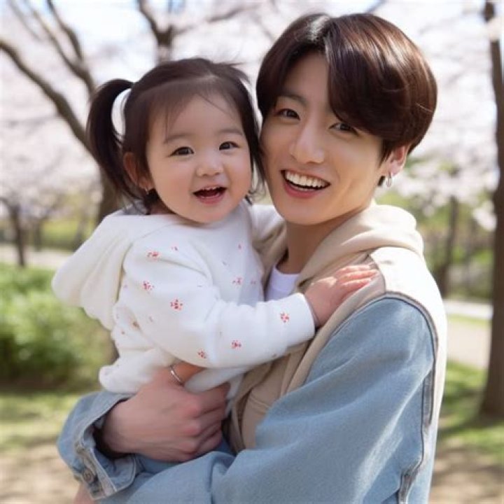 What does Jungkook name his child?