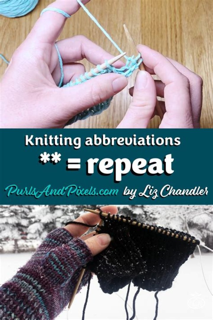 What does k0 mean in knitting?
