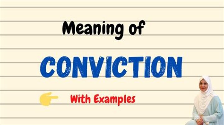 What does lieu of conviction mean?