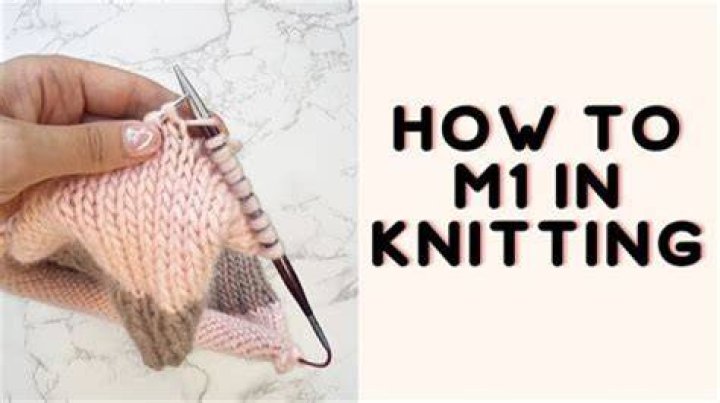 What does N1 mean in knitting?