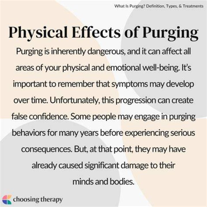 What does purging patients mean?