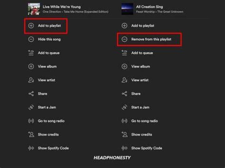 What does removing a playlist from profile do?