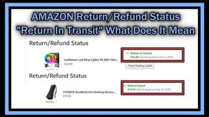 What does return status rejected mean?