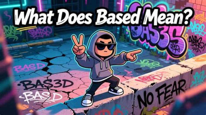 What does saying something is based mean?