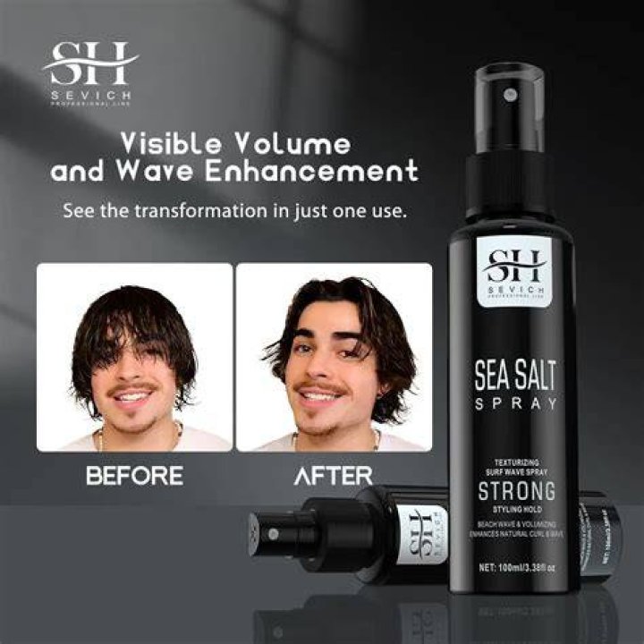 What does sea salt spray do?