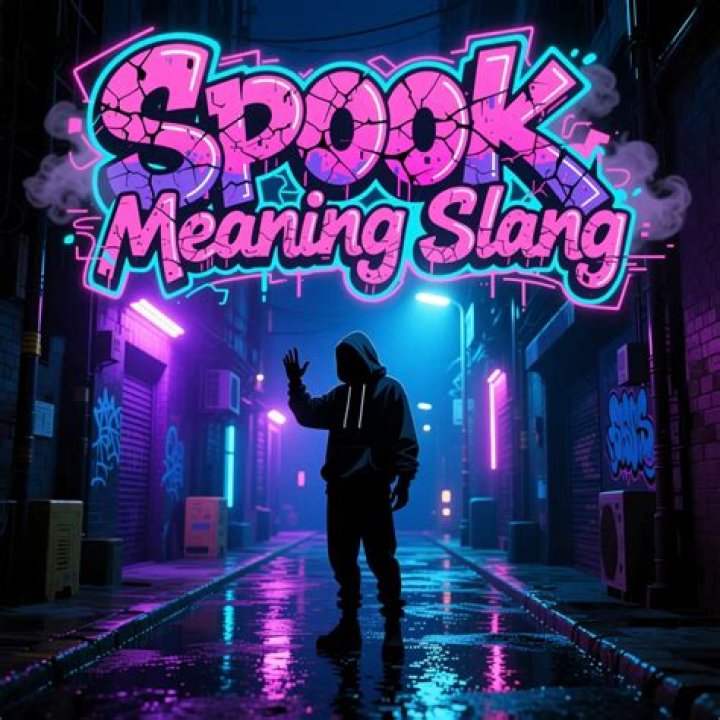 What does spook mean in slang?