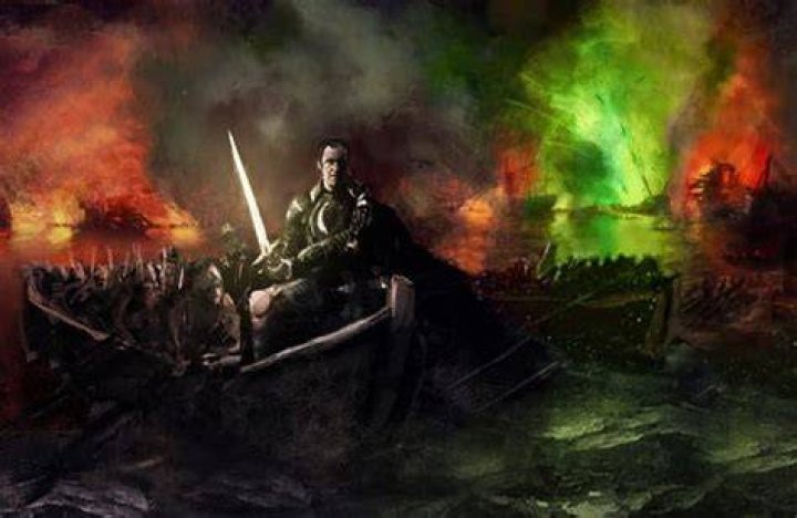 What does stannis see in the fire?