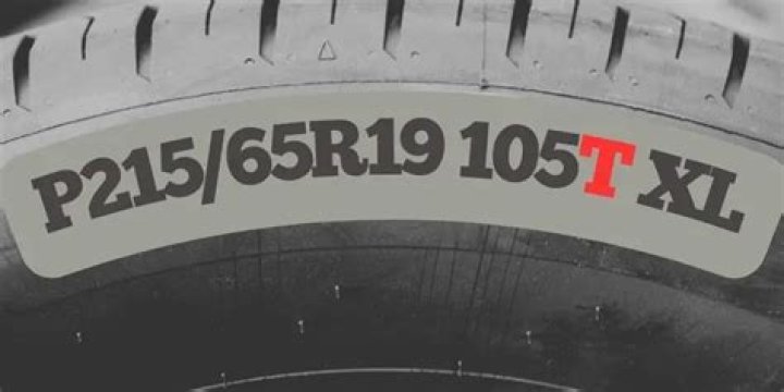 What does t mean on a tire?